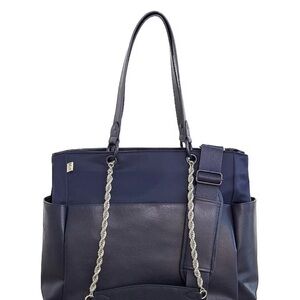 Beis Navy diaper Tote Bag